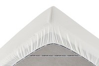 The fitted straps of the Tempur-protect mattress protector