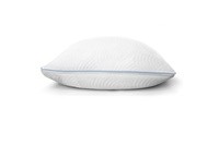 the side view of the zipper on the tempur-cloud adjustable pillow