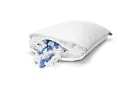 the inside fill material spilling out of the cloud adjustable pillow